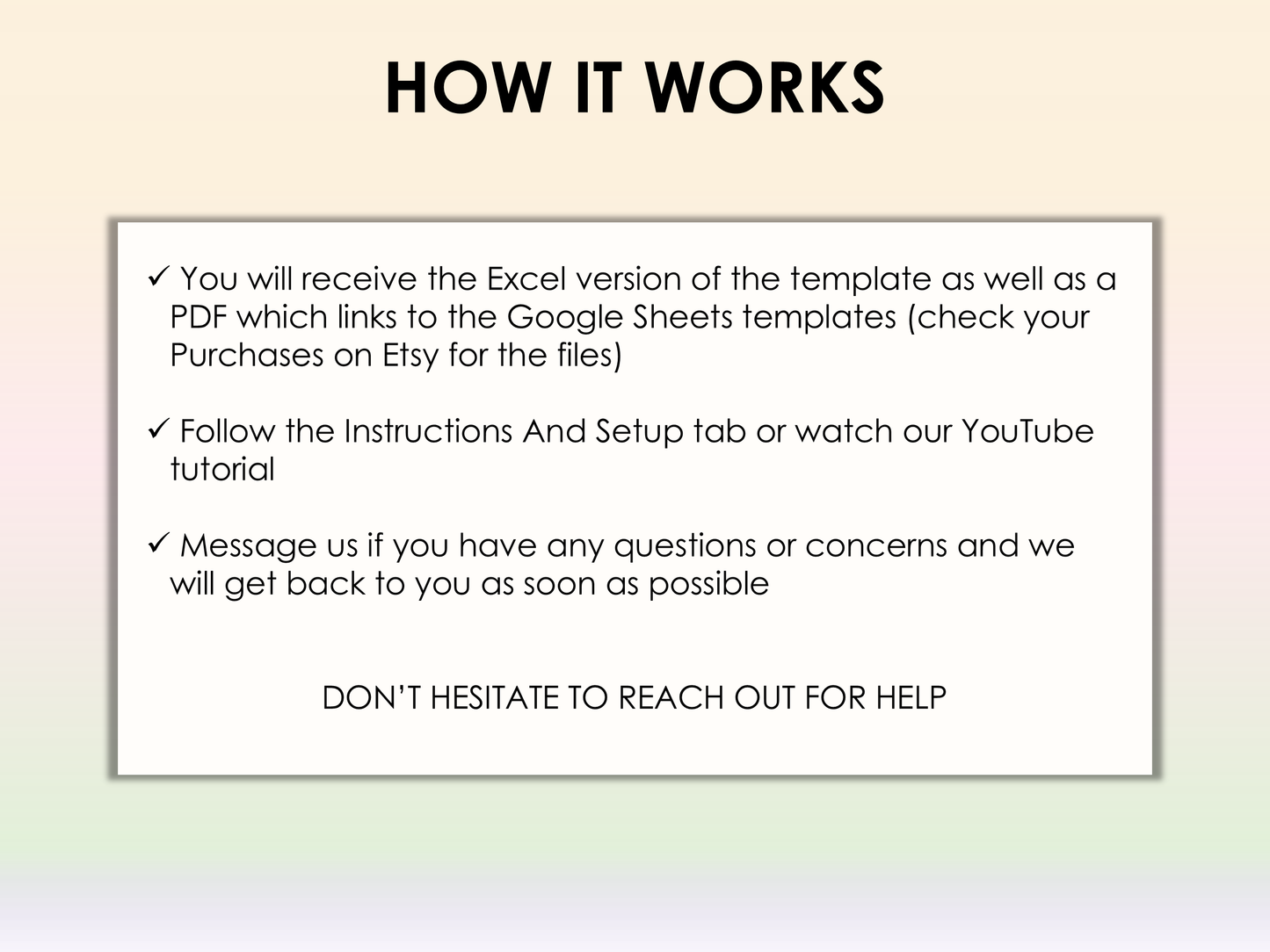 Productivity Bundle - Habit Tracker + Task Tracker + Gantt Chart for Excel & Google Sheets