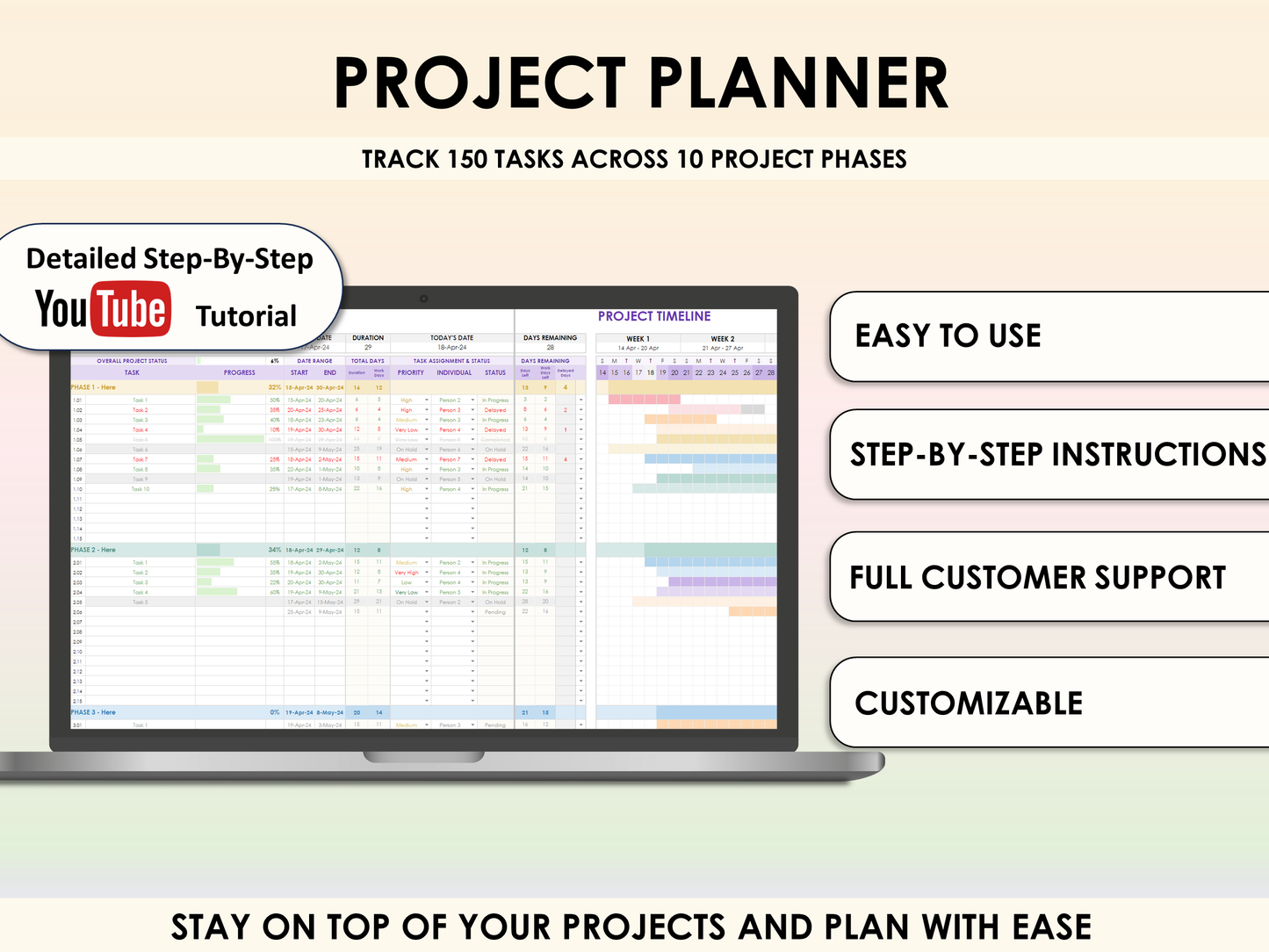 Gantt Chart - Project Planner