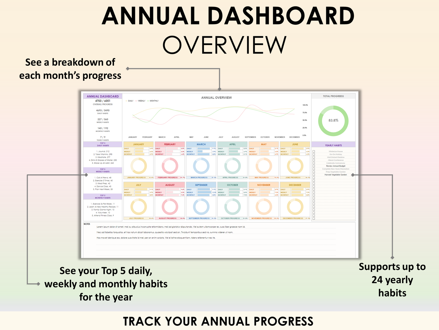 Annual Habit Tracker